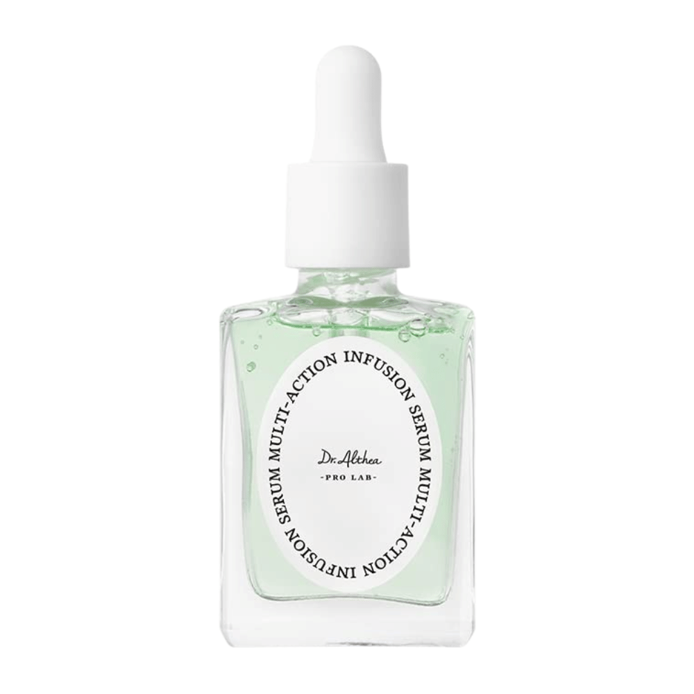 Dr. Althea Multi Action Infusion Serum – nawilżające serum z kwasem hialuronowym dla blasku, jednolitego kolorytu skóry i wzmocnionej bariery ochronnej skóry.