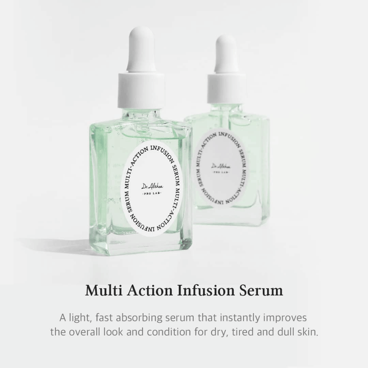 Dr. Althea Multi Action Infusion Serum – lekkie serum do twarzy, które szybko się wchłania i poprawia suchą, zmęczoną i matową skórę.