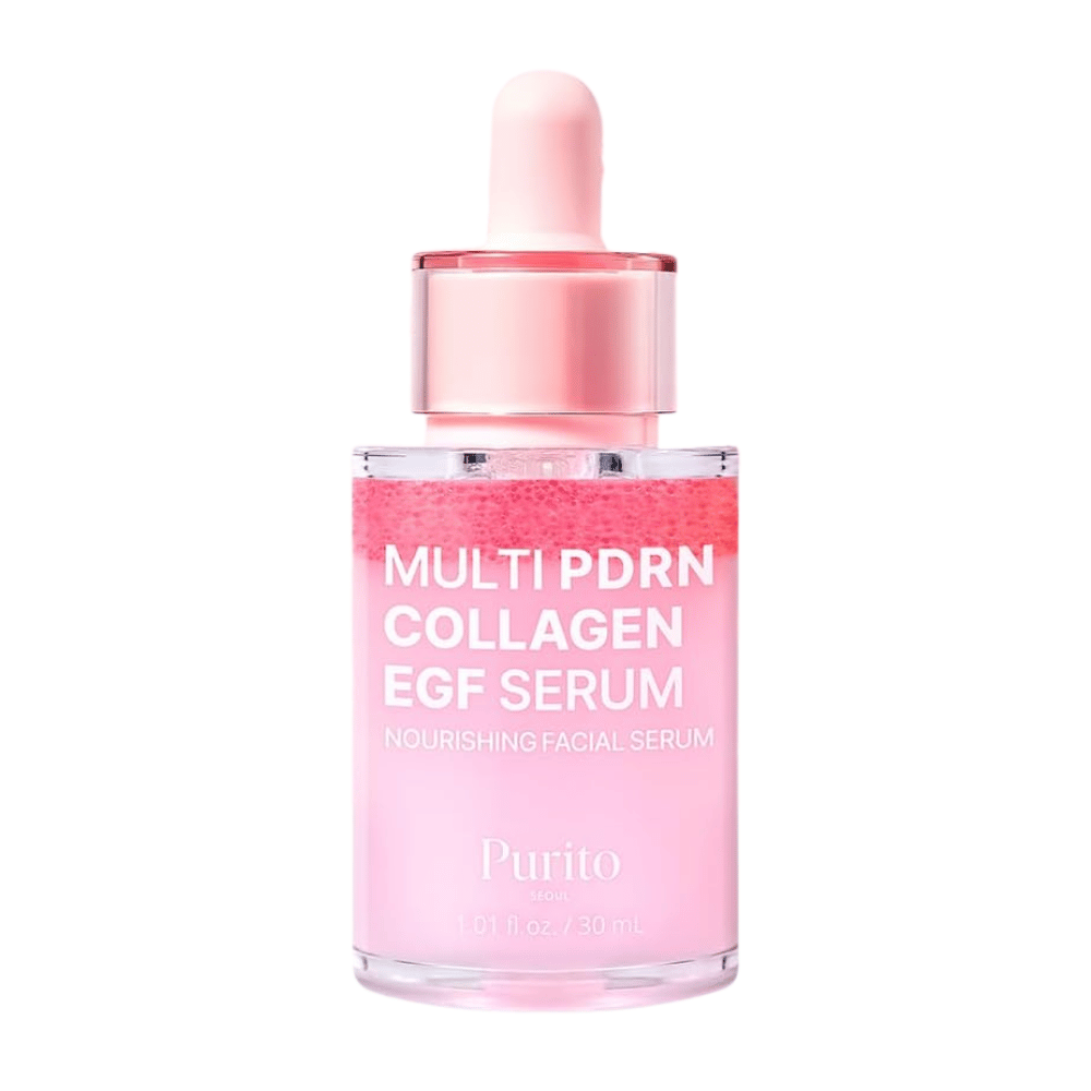 Purito Multi PDRN Collagen EGF Serum 30 ml – koreańskie serum do twarzy z PDRN, kolagenem i EGF.