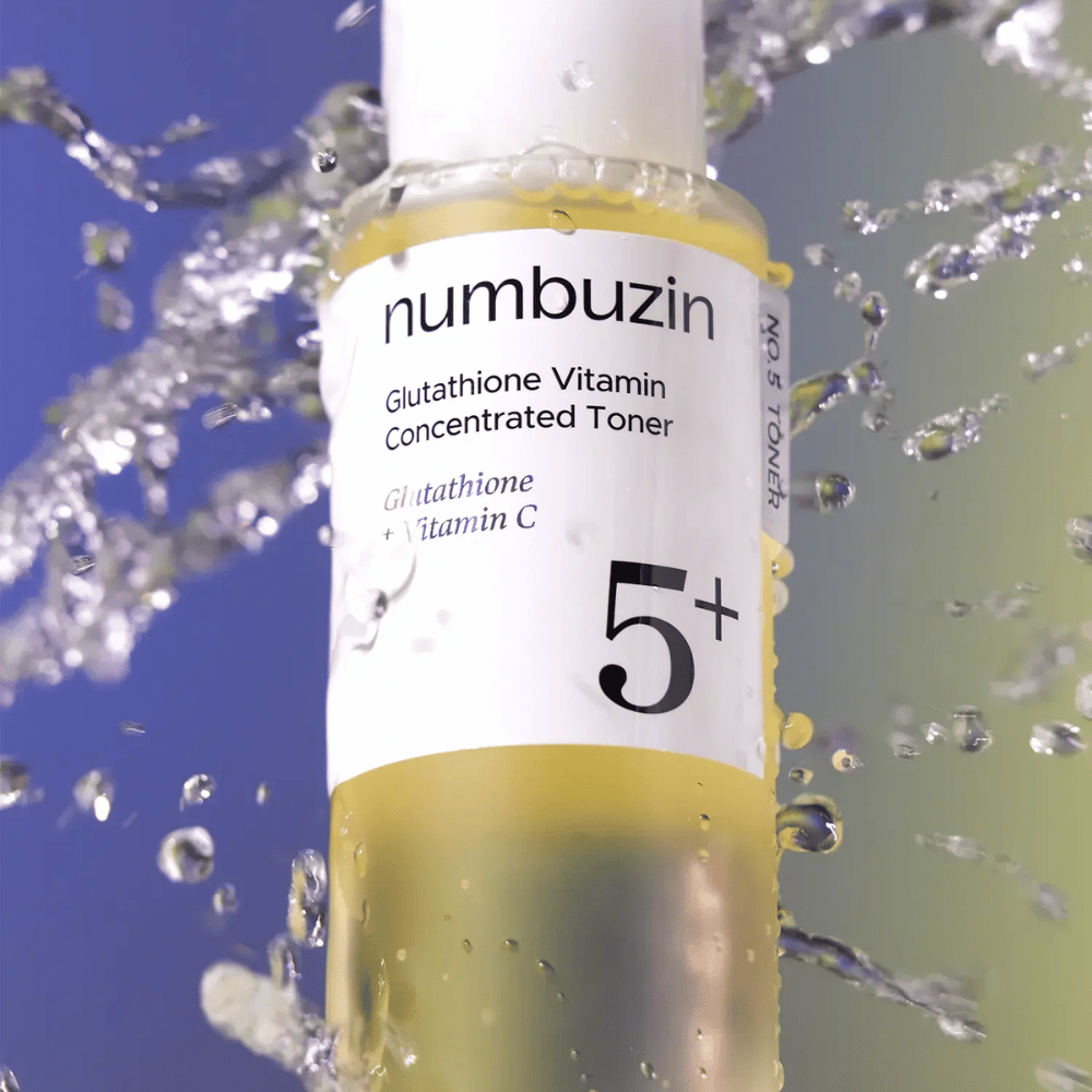 Numbuzin No.5+ Glutathione Vitamin Boosting Essential Toner tonik nawilżający z glutationem i niacynamidem