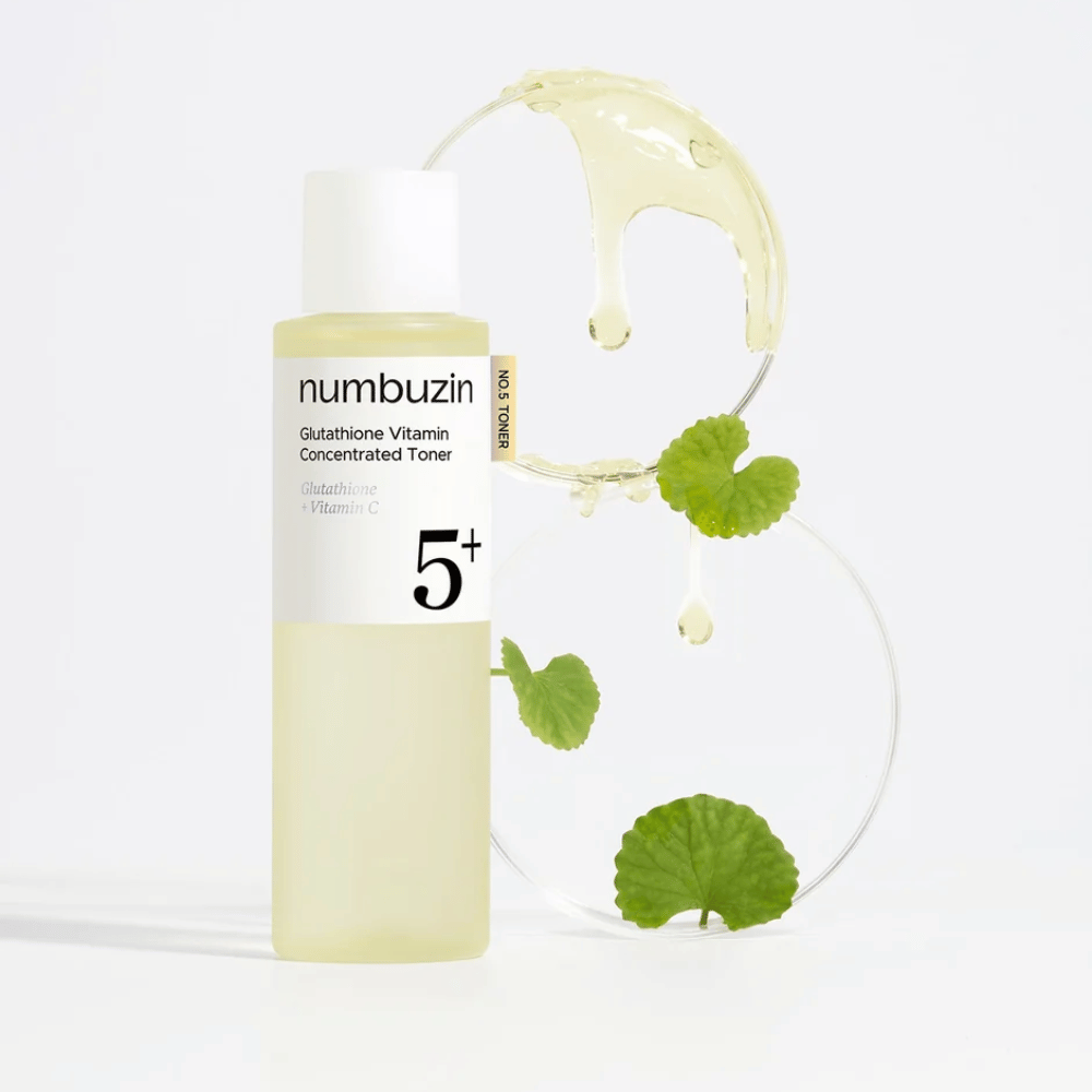 Numbuzin No.5+ Glutathione Vitamin Boosting Essential Toner z glutationem i witaminą C dla jaśniejszej skóry