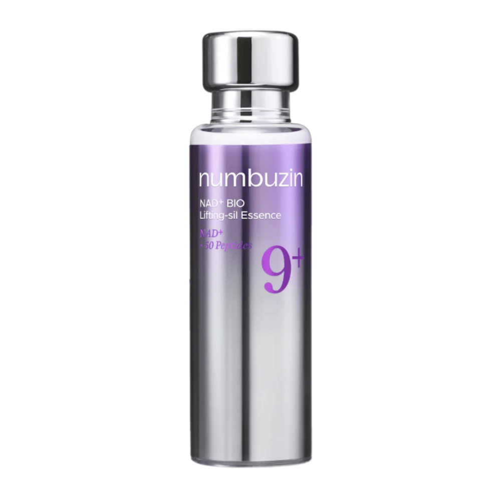 Numbuzin No.9 NAD+ Bio Lifting-sil Essence – koreańska lifting-essencja, która poprawia elastyczność skóry i nadaje jej bardziej jednolity, pełniejszy koloryt.