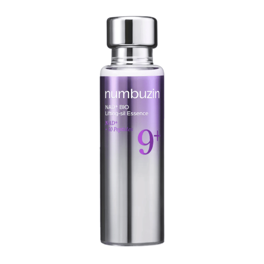 Numbuzin No.9 NAD+ Bio Lifting-sil Essence – koreansk lifting-essence som förbättrar hudens elasticitet och ger en jämnare, fylligare hudton.