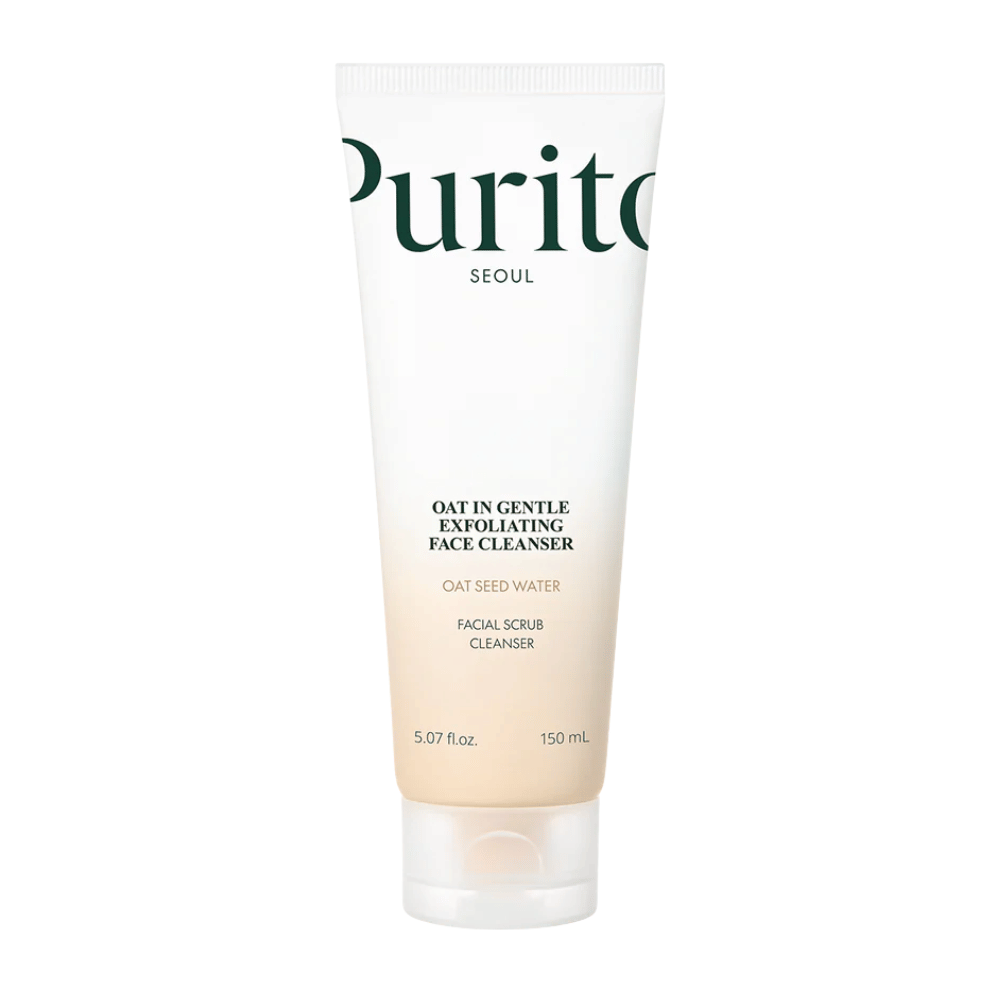 Purito SEOUL Oat In Gentle Exfoliating Face Cleanser – złuszczający środek do mycia twarzy z owsem dla miękkiej i jasnej skóry
