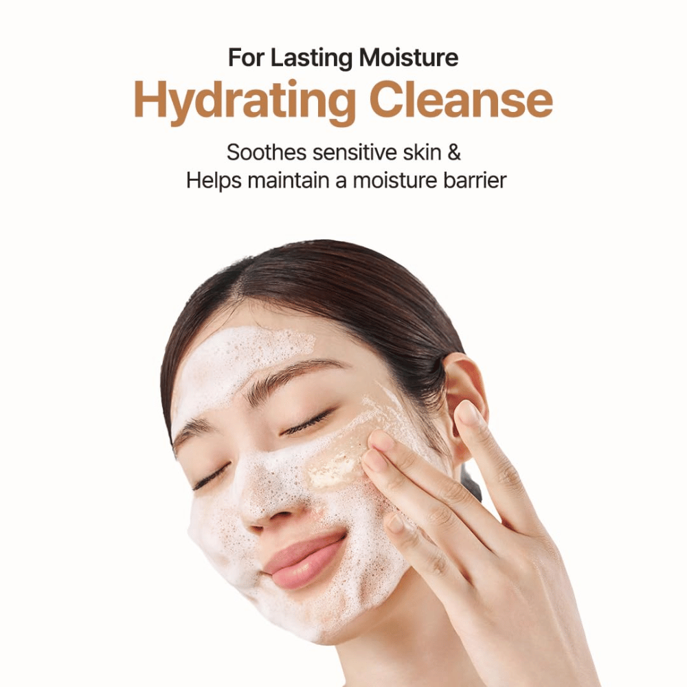 Purito Oat In Gentle Exfoliating Face Cleanser – łagodzący i nawilżający środek do mycia z owsem dla wrażliwej i suchej skóry