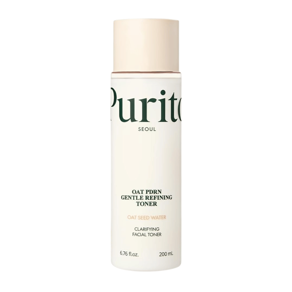 Purito SEOUL Oat PDRN Gentle Refining Toner – koreański tonik do twarzy z wodą z nasion owsa, który wzmacnia barierę skórną i zapewnia bardziej jednolitą strukturę skóry