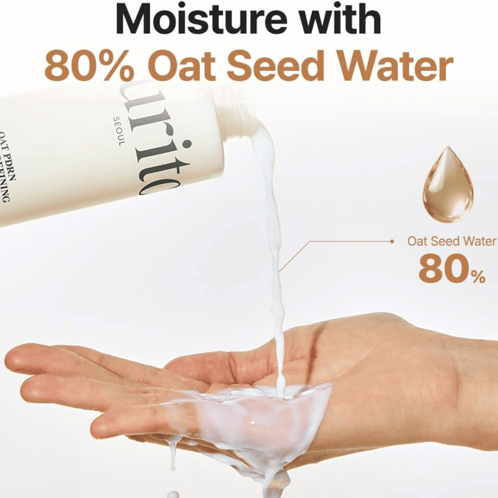 Purito SEOUL Oat PDRN Gentle Refining Toner z 80% wodą z nasion owsa – nawilżający i łagodzący tonik do twarzy dla skóry wrażliwej i skłonnej do trądziku