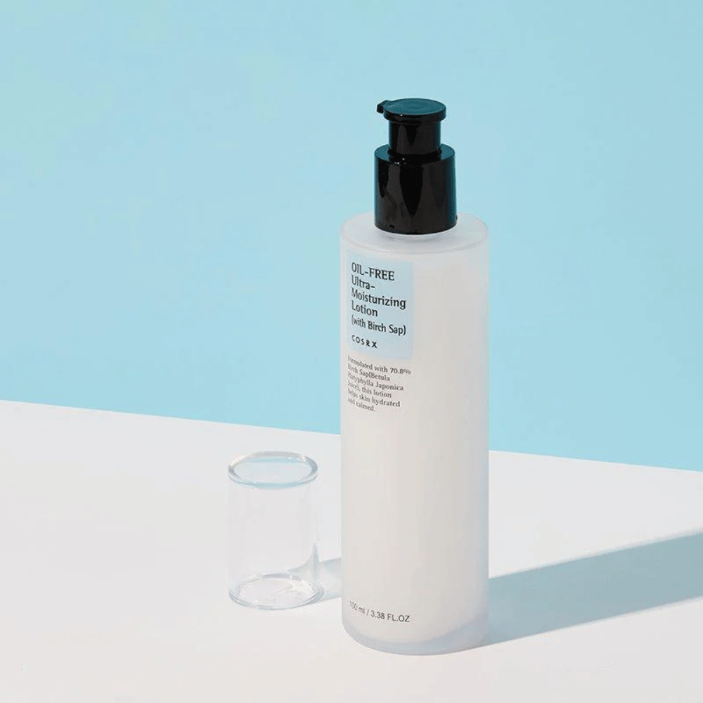 COSRX Oil-Free Ultra-Moisturizing Lotion 100 ml nawilżający balsam z sokiem brzozowym, który łagodzi i równoważy skórę