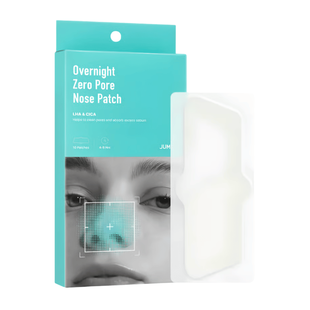 JUMISO Overnight Zero Pore Nose Patch Set – 10 plastrów na pory z LHA i CICA