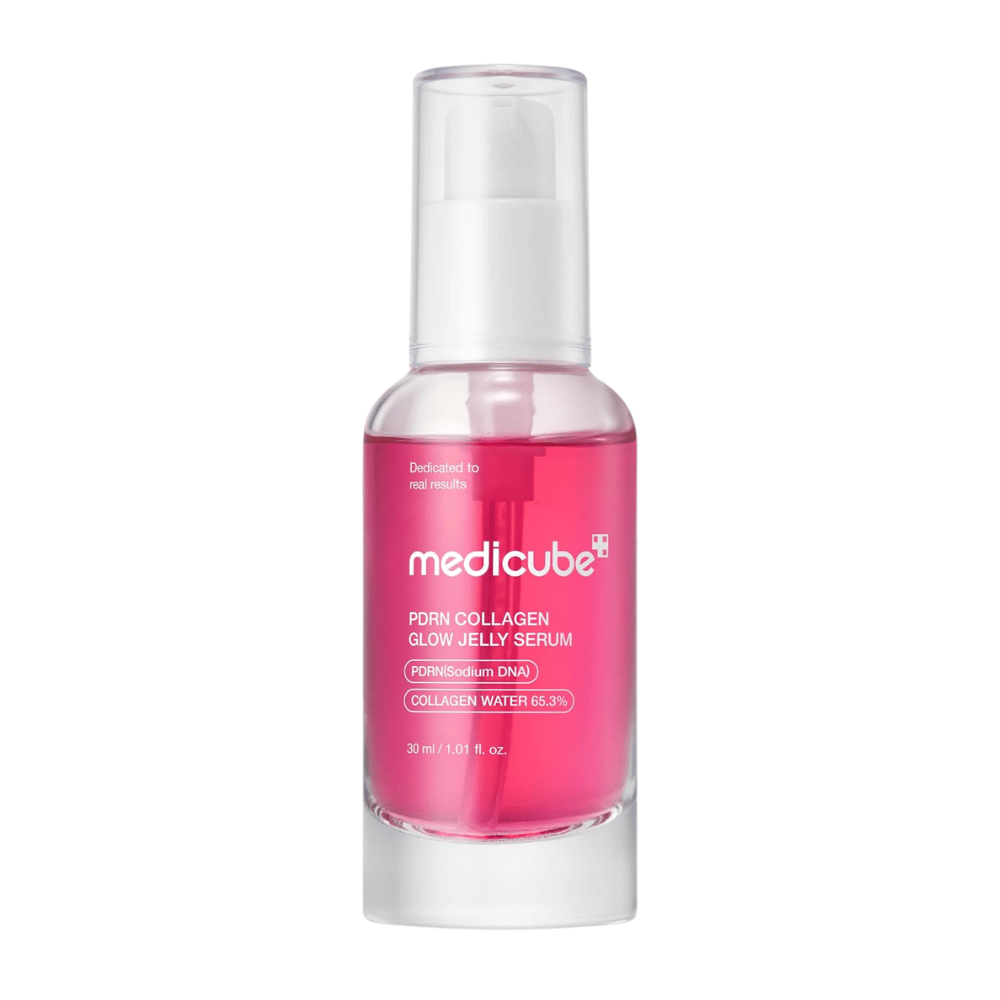 Medicube PDRN Collagen Glow Jelly Serum 30 ml w butelce z pompką dla nawilżenia, blasku i poprawy elastyczności skóry