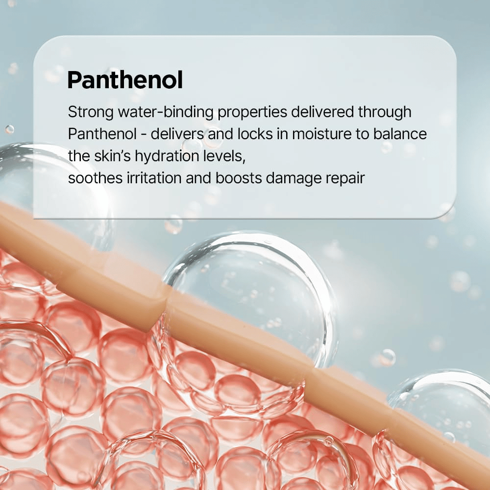 Pantenol wzmacnia barierę skórną i nawilża skórę w Genabelle PDRN Enriched Recovery Balm
