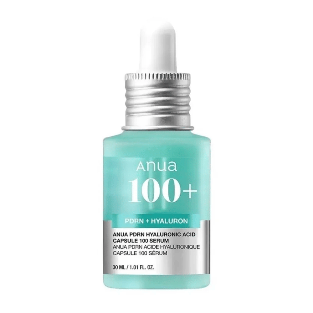 Anua PDRN Hyaluronic Acid Capsule 100 Serum głęboko nawilża i wzmacnia elastyczność skóry dzięki PDRN i kwasowi hialuronowemu. Idealny, aby nadać skórze świeży i młodzieńczy wygląd. Odpowiedni dla wszystkich typów skóry!