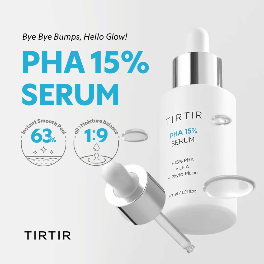 TIRTIR PHA 15% Serum 30 ml – serum złuszczające z 15% PHA i LHA