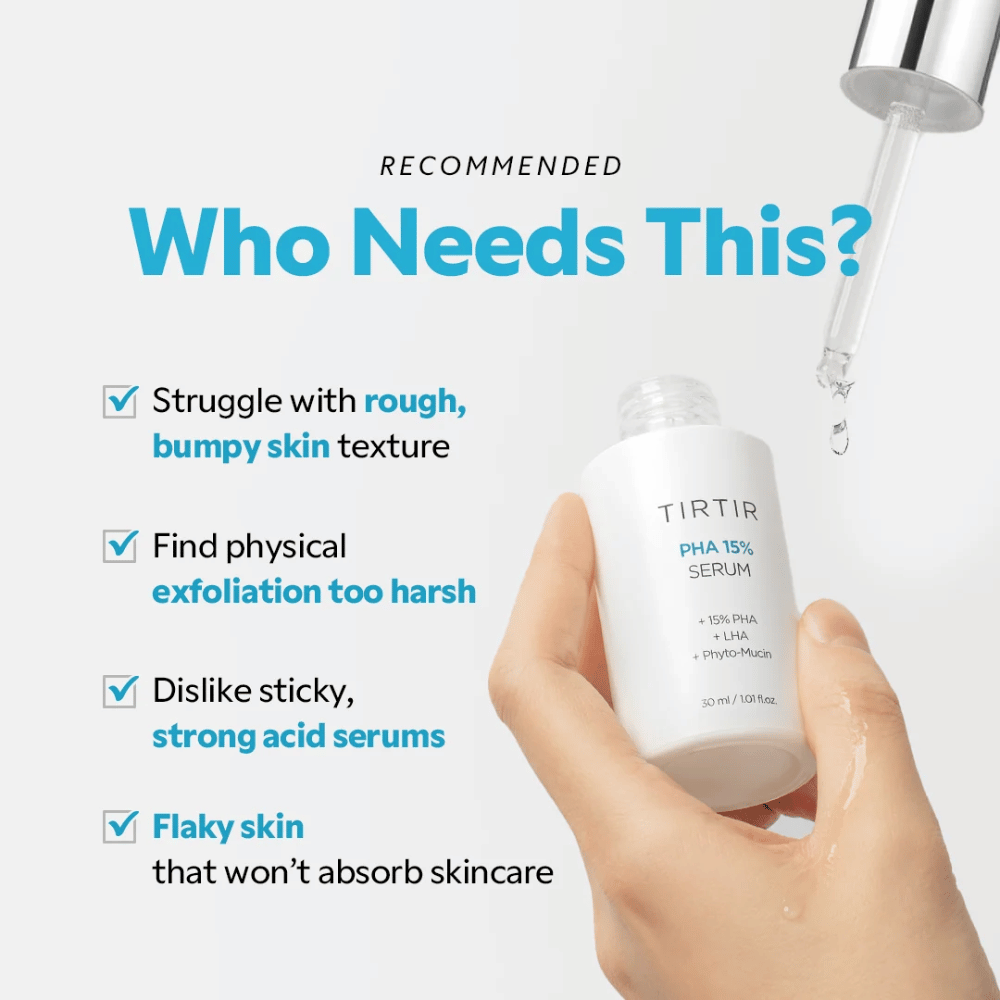 TIRTIR PHA 15% Serum – serum złuszczające do nierównej i grudkowatej struktury skóry