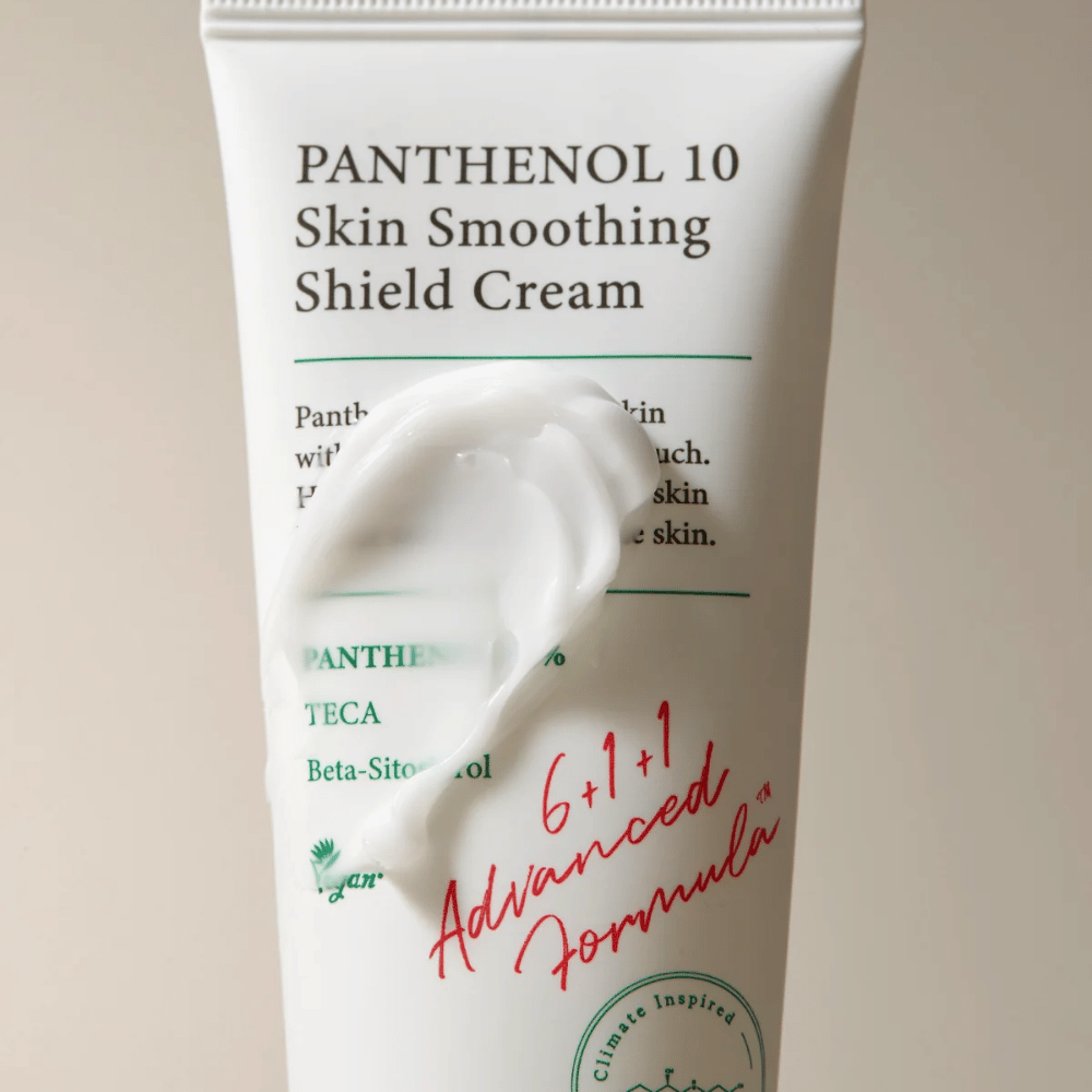 AXIS-Y Panthenol 10 Skin Smoothing Shield Cream o kremowej konsystencji