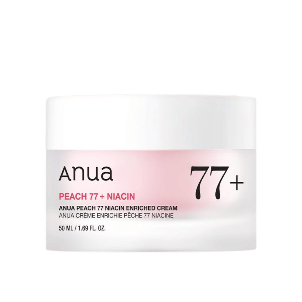 Zdjęcie produktu Anua Peach 77% Niacin Enriched Cream 50 ml – rozświetlający i nawilżający krem z niacynamidem.