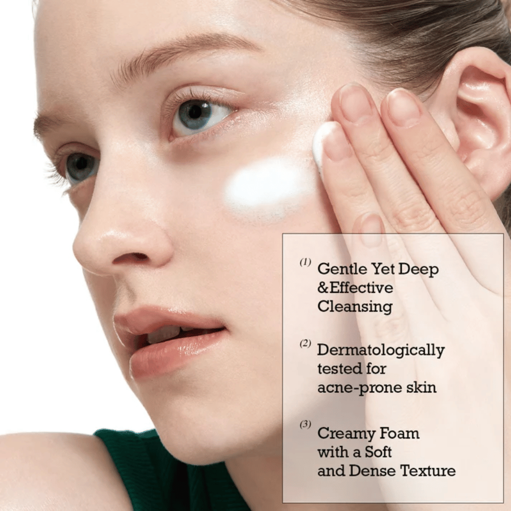 ROUND LAB Pine Calming Cica Cleanser – delikatne głębokie oczyszczanie z kremową i miękką pianą