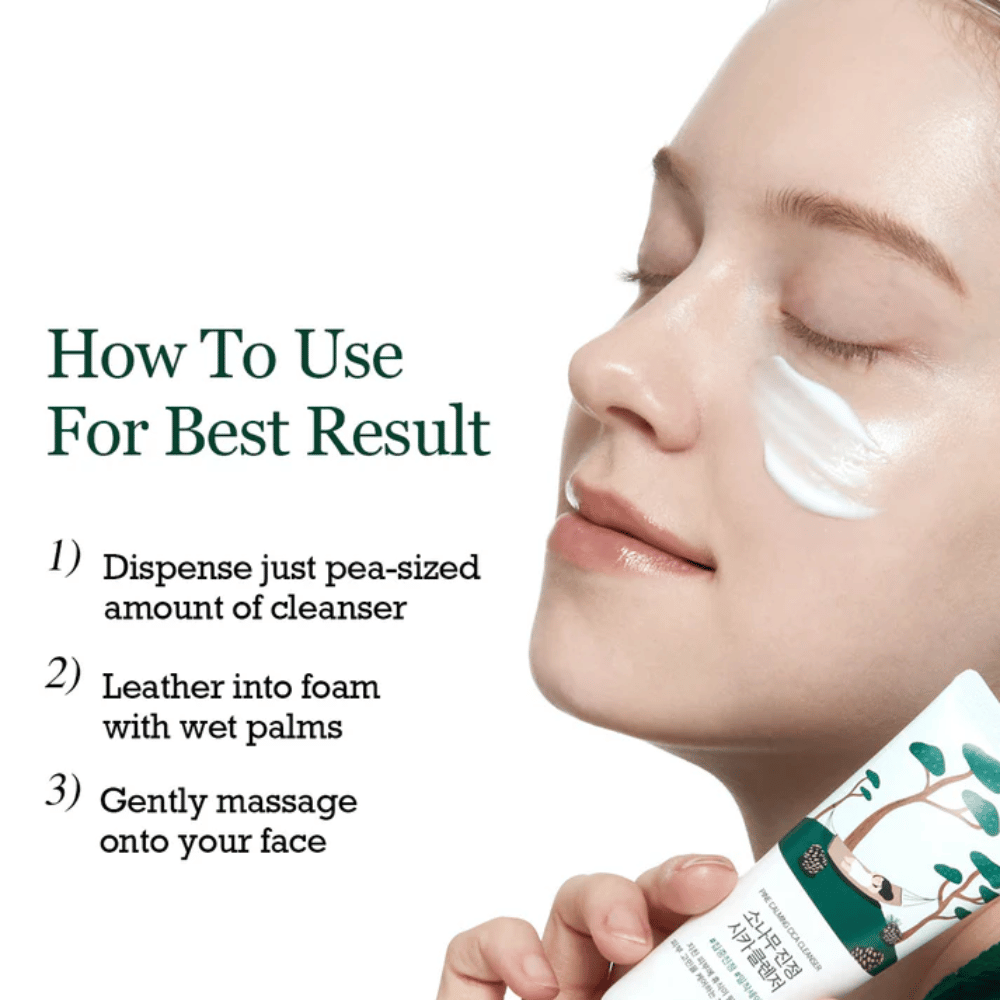 ROUND LAB Pine Calming Cica Cleanser – jak używać środka oczyszczającego dla najlepszych rezultatów