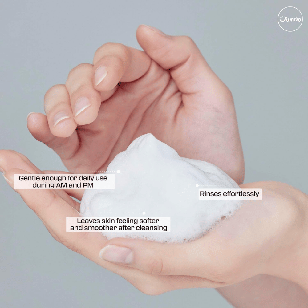 Jumiso Pore Purifying Salicylic Acid Foaming Cleanser – łagodny środek do mycia twarzy o niskim pH z kwasem salicylowym, który oczyszcza pory i nadaje się do codziennego użytku rano i wieczorem