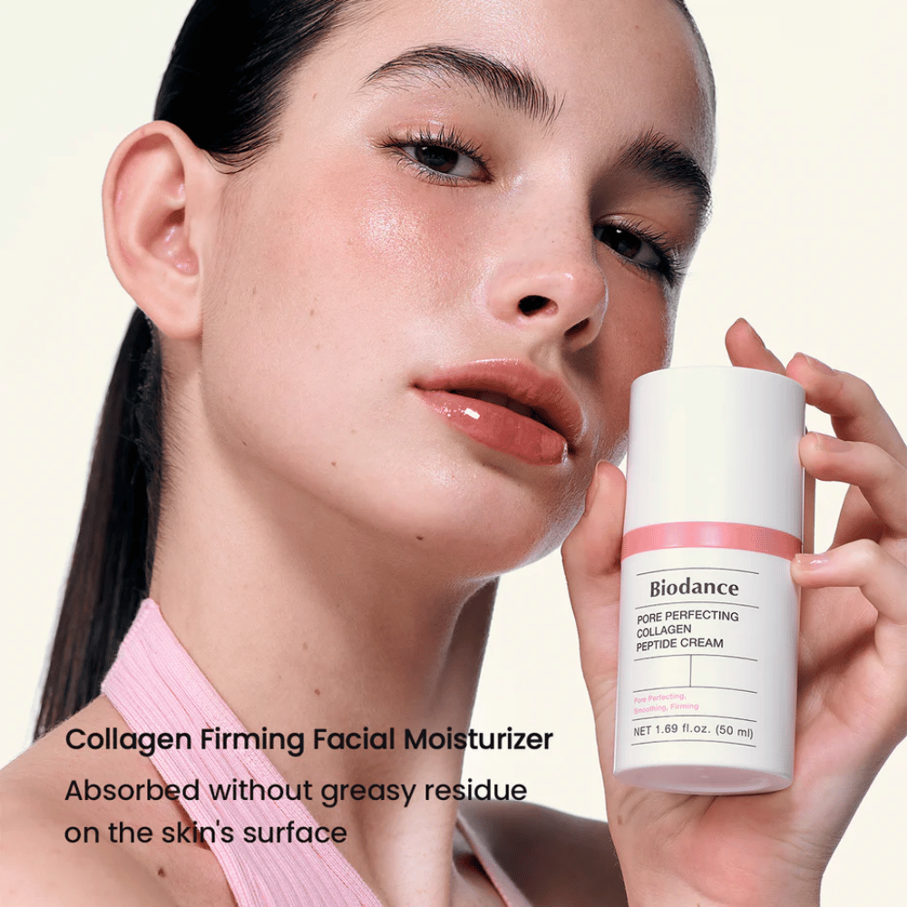 Biodance Pore Perfecting Collagen Peptide Cream 50 ml – nawilżający krem ujędrniający z kolagenem, który wchłania się bez lepkiego wykończenia