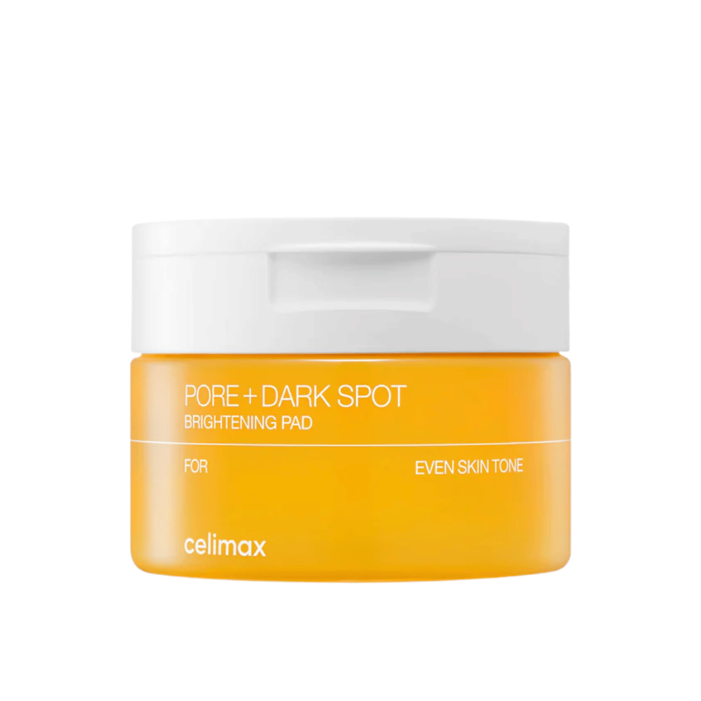Celimax Pore + Dark Spot Brightening Pad – koreańskie płatki rozjaśniające dla skóry z nierównym kolorytem, porami i przebarwieniami.