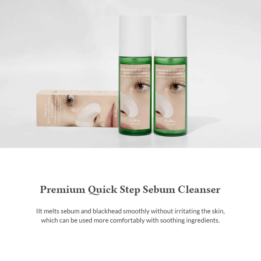Dr. Althea Premium Quick Step Sebum Cleanser – skuteczne oczyszczanie sebum, które rozpuszcza sebum i zanieczyszczenia, jednocześnie nawilżając i utrzymując równowagę skóry.