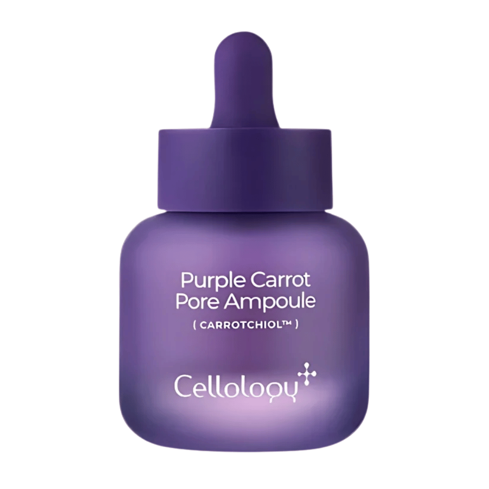 Cellology Purple Carrot Pore Ampoule z Carrotchiolem – koreańska ampułka do pielęgnacji porów i wyrównania tekstury skóry.