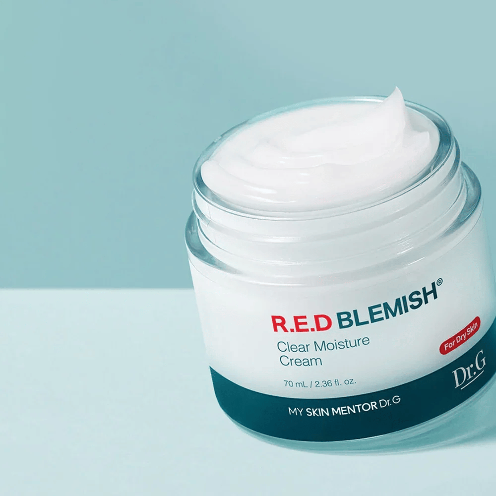 Dr.G R.E.D Blemish Clear Moisture Cream 70 ml – koreański krem do twarzy dla skóry suchej.