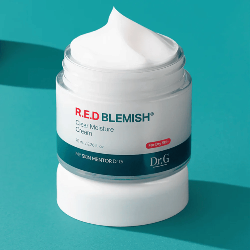 Dr.G R.E.D Blemish Clear Moisture Cream – bogaty krem nawilżający opracowany dla skóry suchej i odwodnionej.