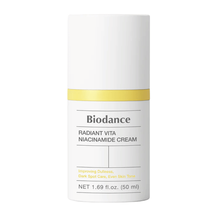 Biodance Pore Perfecting Collagen Peptide Cream 50 ml zdjęcie produktu białe opakowanie z różowym detalem
