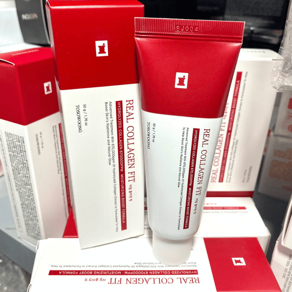 Tosowoong Real Collagen Fit zawiera hydrolizowany kolagen i głęboko nawilża skórę, jednocześnie wzmacniając jej elastyczność. Formuła poprawia blask skóry i jej naturalną barierę, co nadaje zdrowy i młodzieńczy wygląd. Idealny do codziennego użytku.