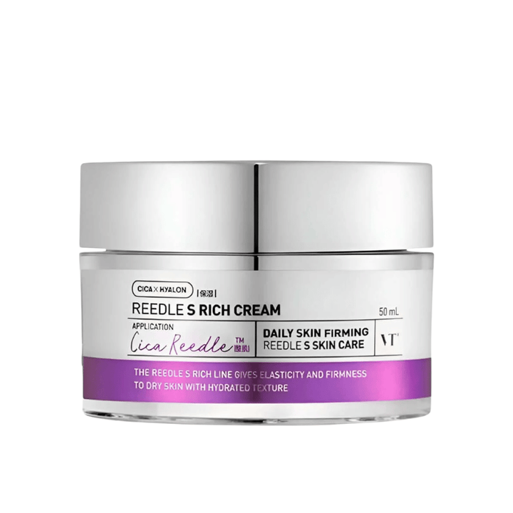 VT Cosmetics Reedle Shot Lifting Cream 50 ml z peptydami i kwasem hialuronowym, które wzmacniają barierę skórną oraz zapewniają jędrniejszą i gładszą skórę.