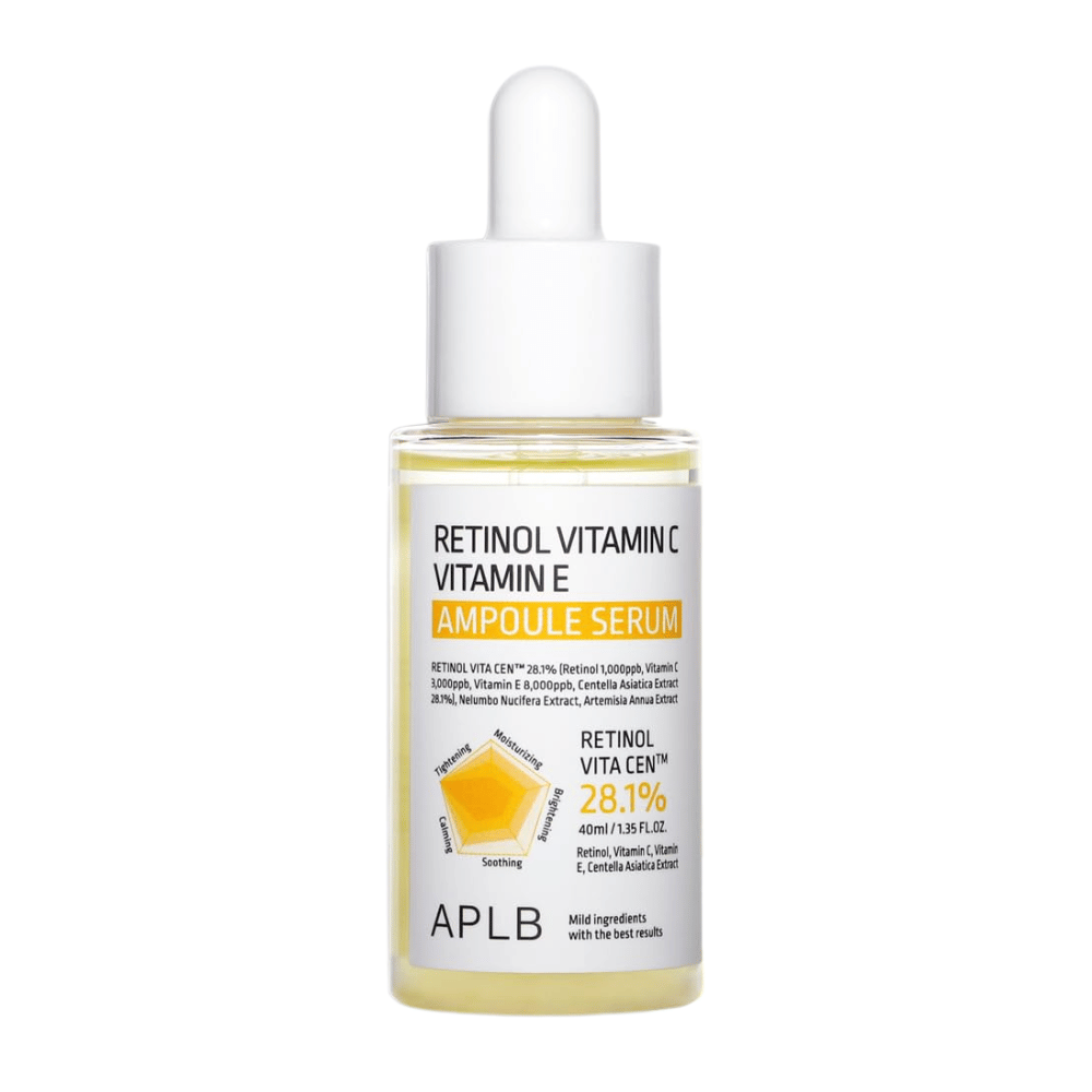 APLB Retinol Vitamin C Vitamin E Ampoule Serum zdjęcie produktu 40 ml na białym tle