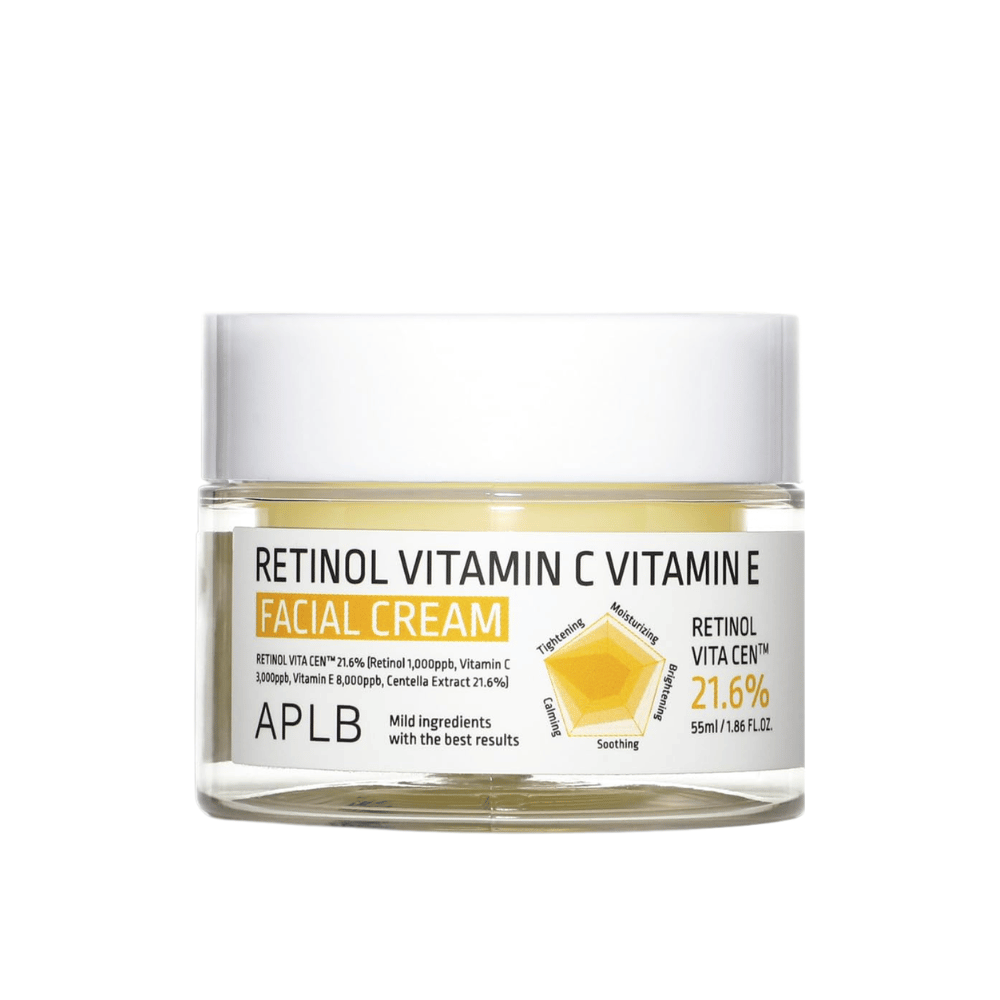 APLB Retinol Vitamin C Vitamin E Facial Cream zdjęcie produktu 55 ml na białym tle