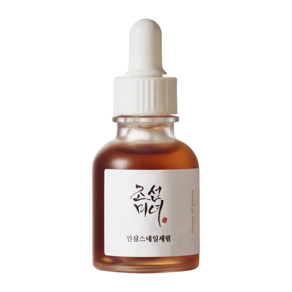 Beauty of Joseon Revive Serum Ginseng + Snail Mucin w butelce z pipetą – koreańska pielęgnacja skóry, która wzmacnia barierę skórną i redukuje drobne linie.