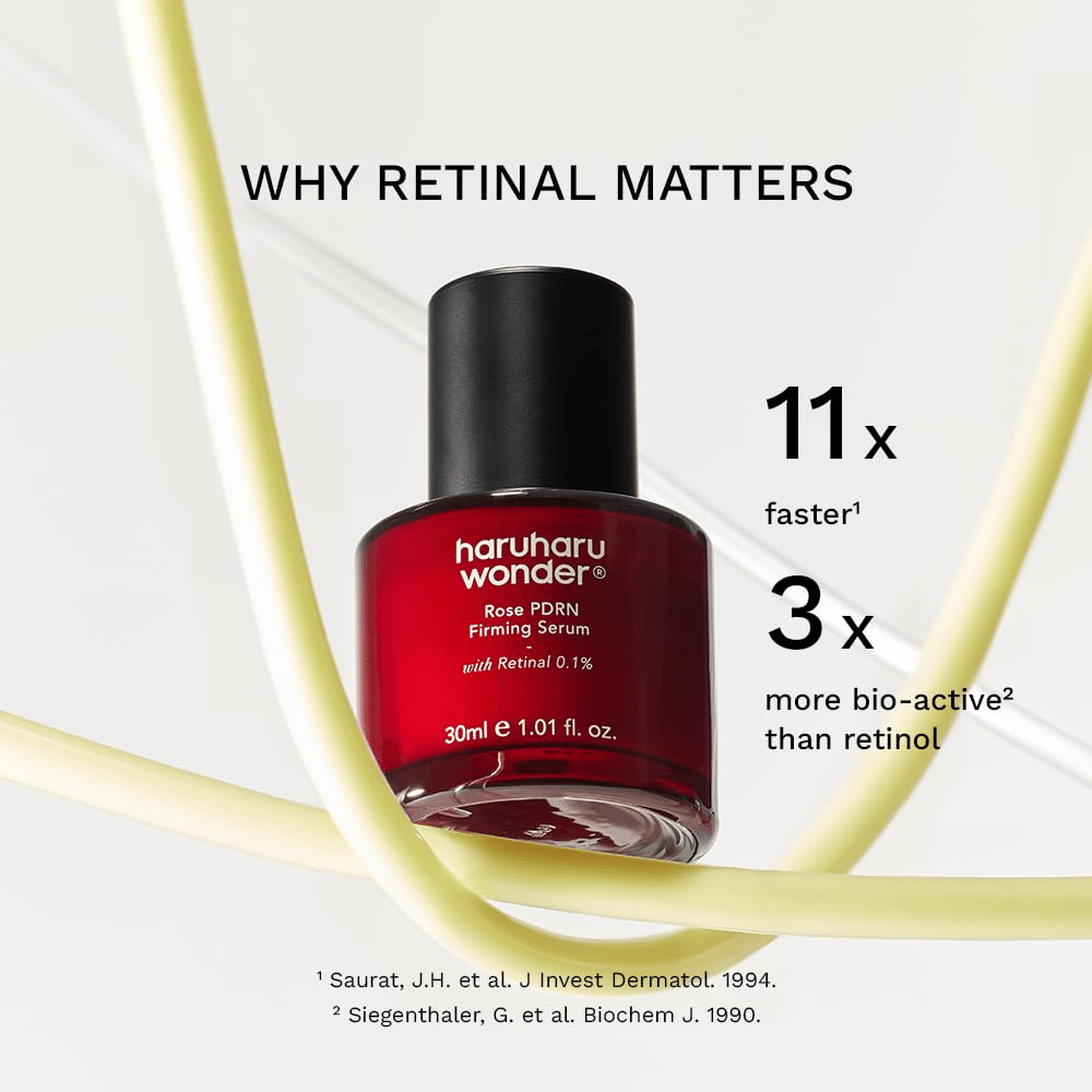 Haruharu Wonder Rose PDRN Firming Serum z retinalem 0,1% – aktywna pielęgnacja skóry dla bardziej jednolitej struktury