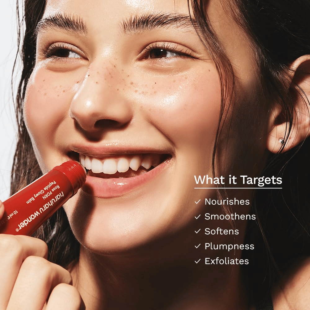 Haruharu Wonder Rose PDRN Peptide Glowy Balm – pielęgnujący balsam do ust, który nawilża, zmiękcza i daje pełniejsze odczucie