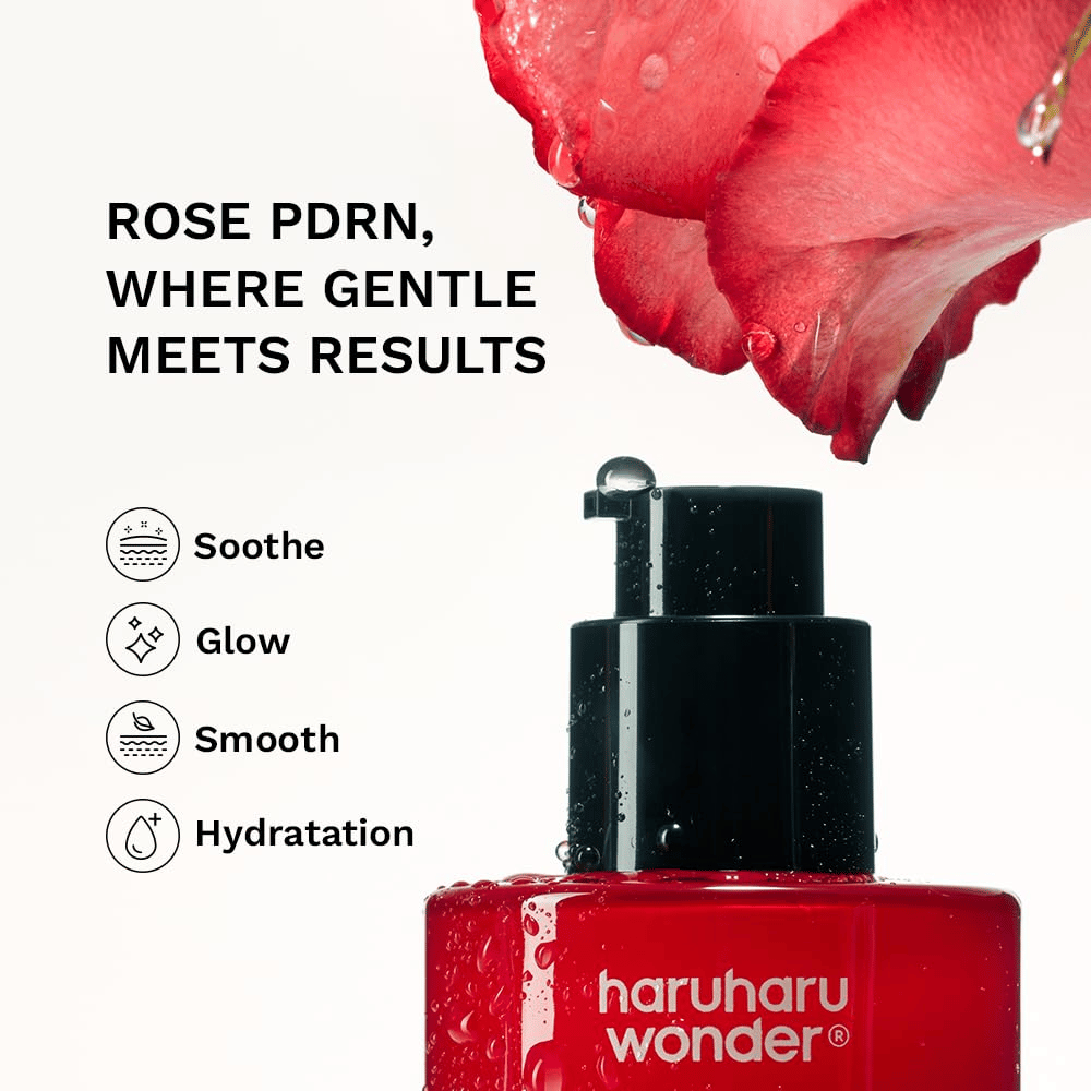 Haruharu Wonder Rose PDRN Soothing Serum – nawilżające serum dla blasku, bardziej miękkiej skóry i działania kojącego