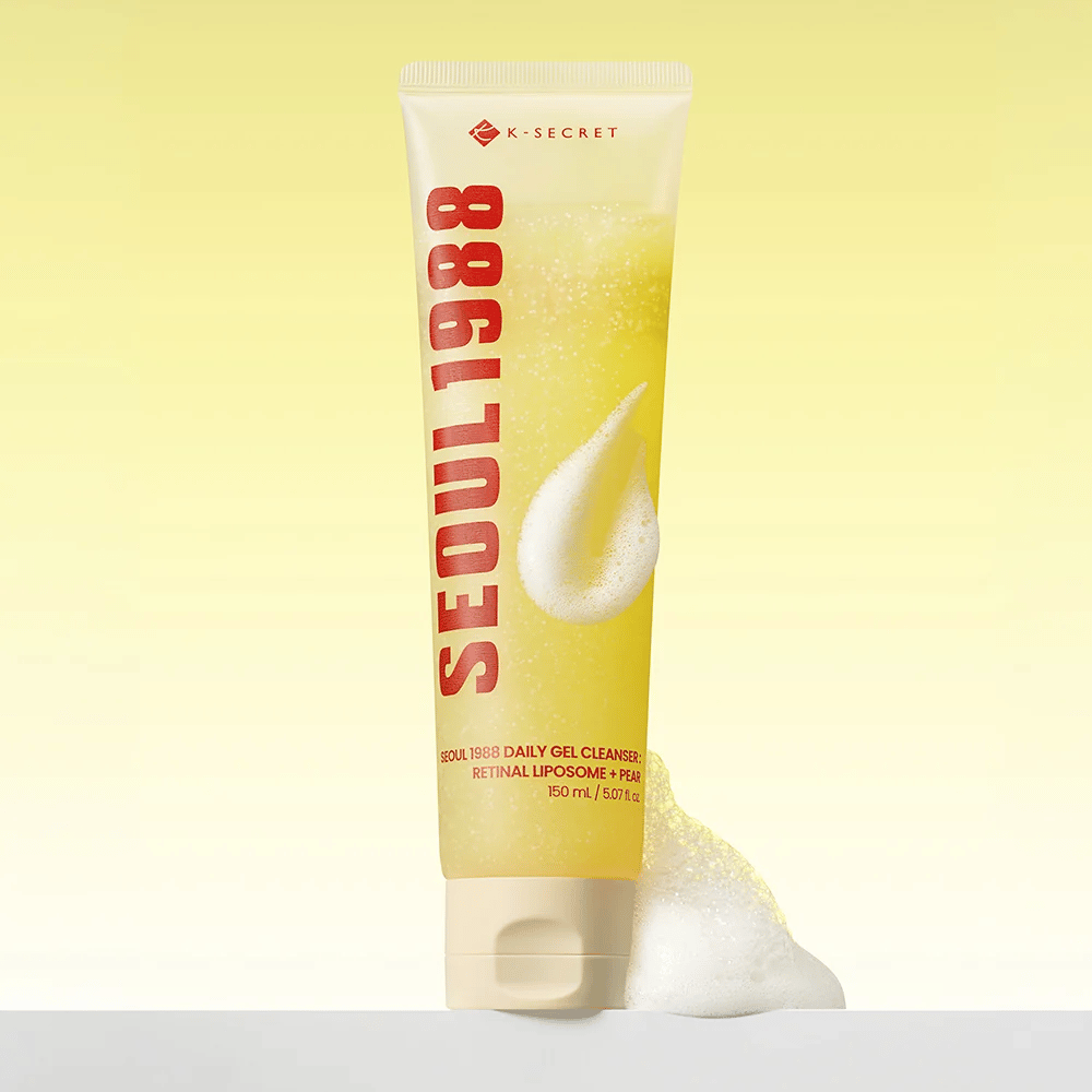 K-SECRET SEOUL 1988 Daily Gel Cleanser – pieniący się preparat do mycia twarzy z retinalem i gruszką