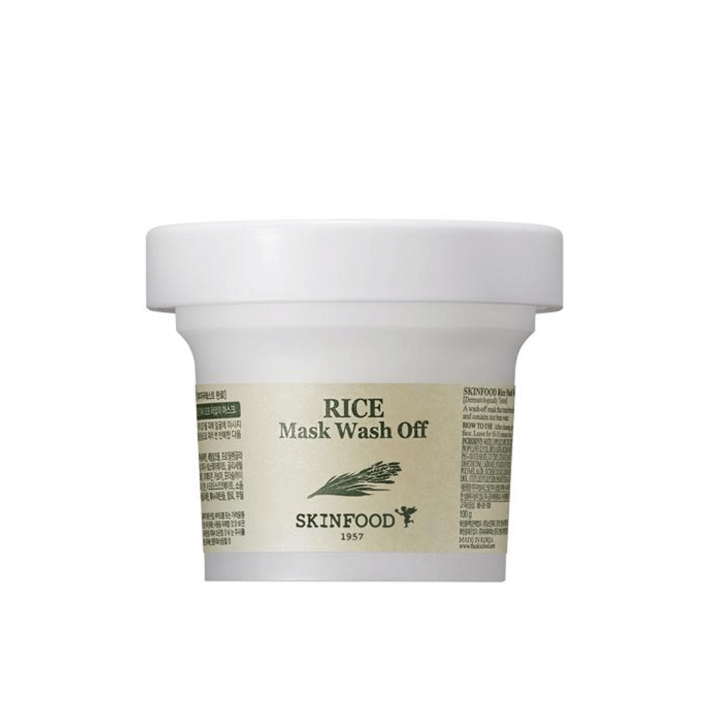 SKINFOOD's Rice Mask Wash Off 120g to krem do skóry wykonany z ryżu.