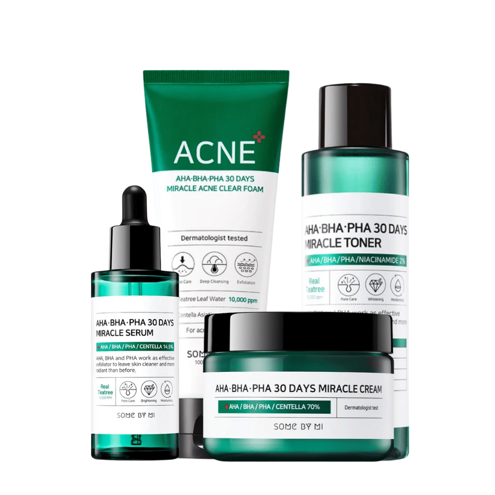 SOME BY MI Acne Treatment Starter Kit z kwasem hialuronowym.