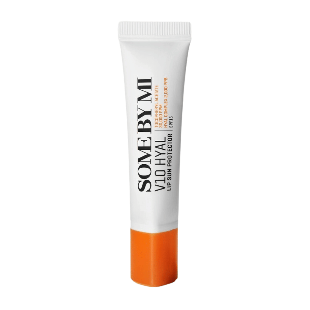 Tubka Some By Mi V10 Hyal Lip Sun Protector SPF15 7ml na białym tle.