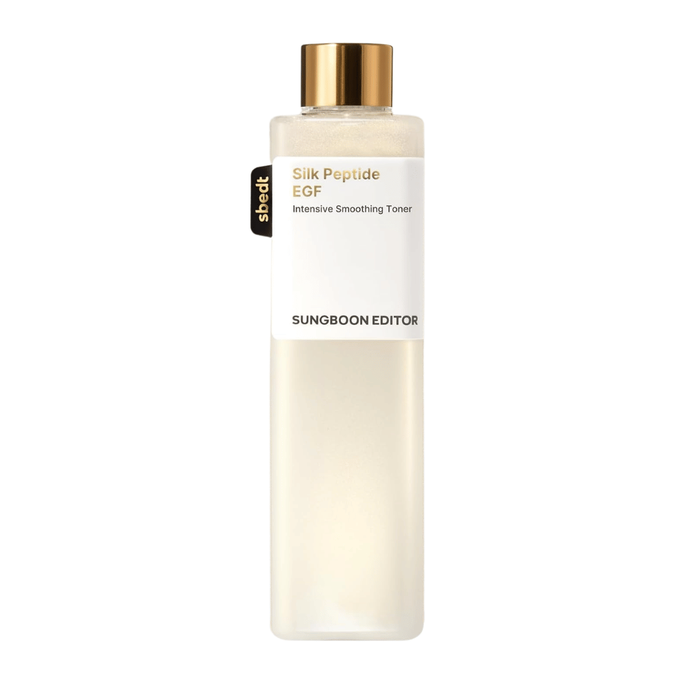 1. SUNGBOON EDITOR Silk Peptide EGF Intensive Smoothing Toner – zdjęcie produktu tonik do twarzy