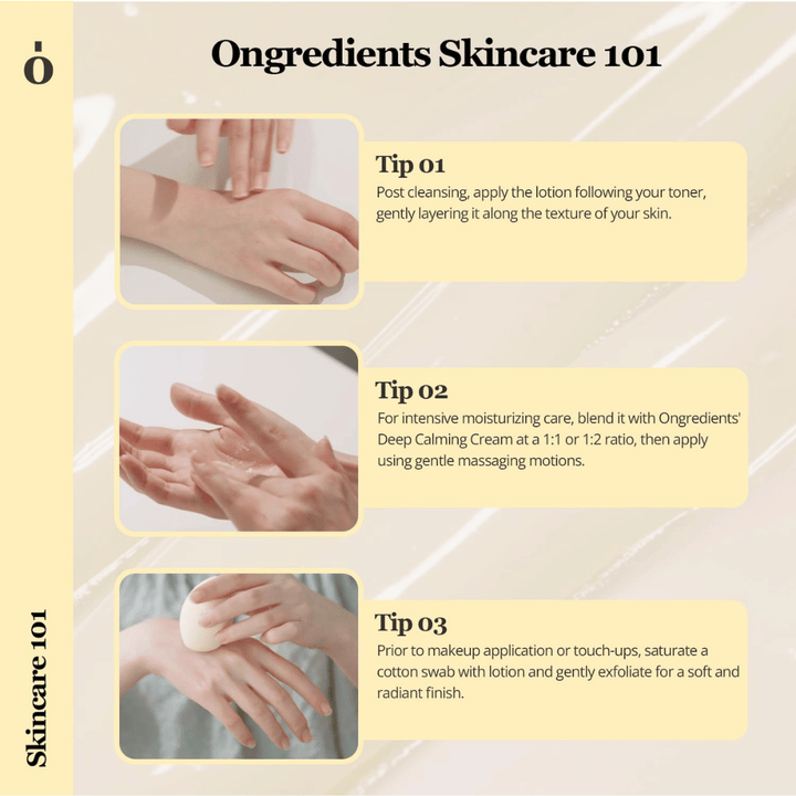 Ongredients Skin Barrier Calming Lotion emulsja do twarzy, która wzmacnia barierę skórną, nawilża skórę i łagodzi skórę wrażliwą.