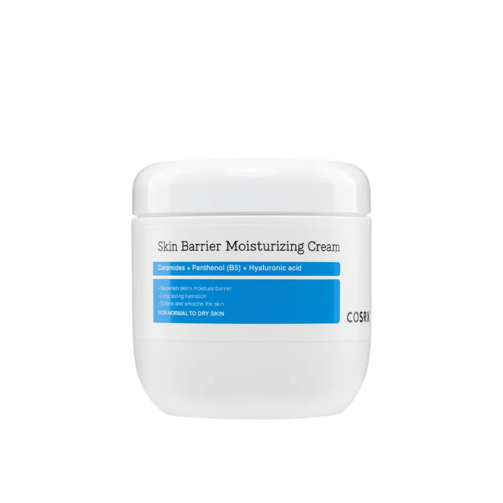 Zdjęcie produktu COSRX Skin Barrier Moisturizing Cream – intensywnie nawilżający krem z ceramidami, pantenolem i kwasem hialuronowym.