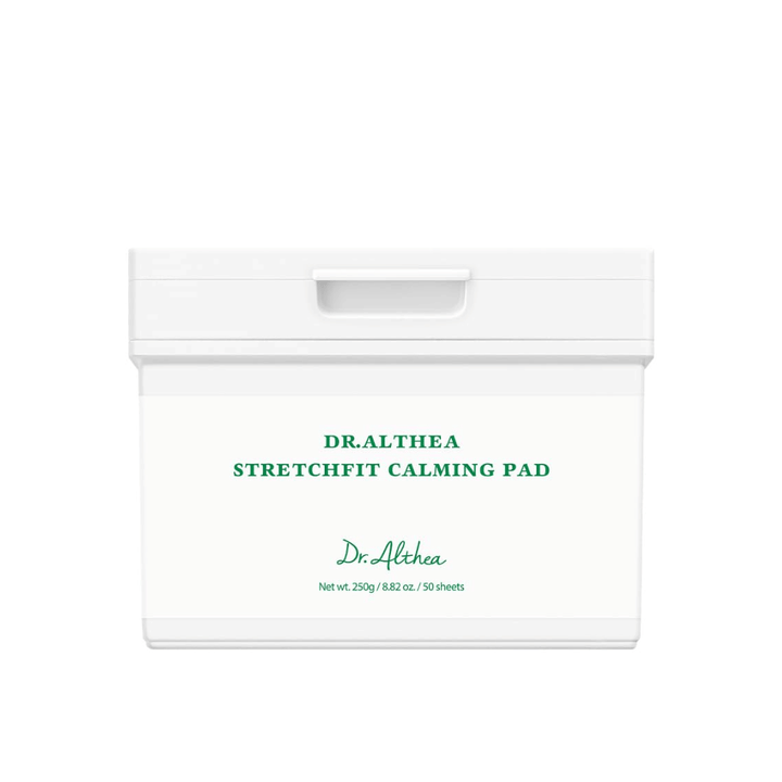 Obraz – zdjęcie produktu (Google Images ważne)
Dr. Althea Stretchfit Calming Pad płatki do twarzy w słoiczku do kojącej pielęgnacji skóry, nawilżenia i poprawy równowagi skóry.