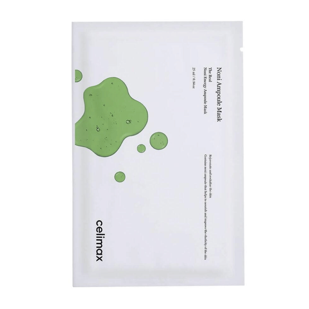 The Real Noni Ampoule Mask od Celimax to nawilżająca maseczka do twarzy, która pomaga poprawić elastyczność i strukturę skóry. Wzbogacona ekstraktem z noni, dostarcza intensywnego odżywienia i nadaje skórze świeży blask. Idealna do odświeżającej i kojącej pielęgnacji skóry!