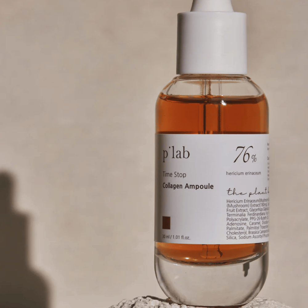 p’lab Time Stop Collagen Ampoule – Potężna ampułka dla elastyczności i blasku skóry.

🍄 76% ekstraktu z Hericium Erinaceum – Stymuluje produkcję kolagenu i wzmacnia skórę.
💧 Głęboko nawilżający – Zmiękcza i poprawia strukturę skóry.
✨ Efekt przeciwstarzeniowy – Zmniejsza drobne linie i nadaje jędrność skórze.

Idealny dla młodzieńczej i promiennej cery!