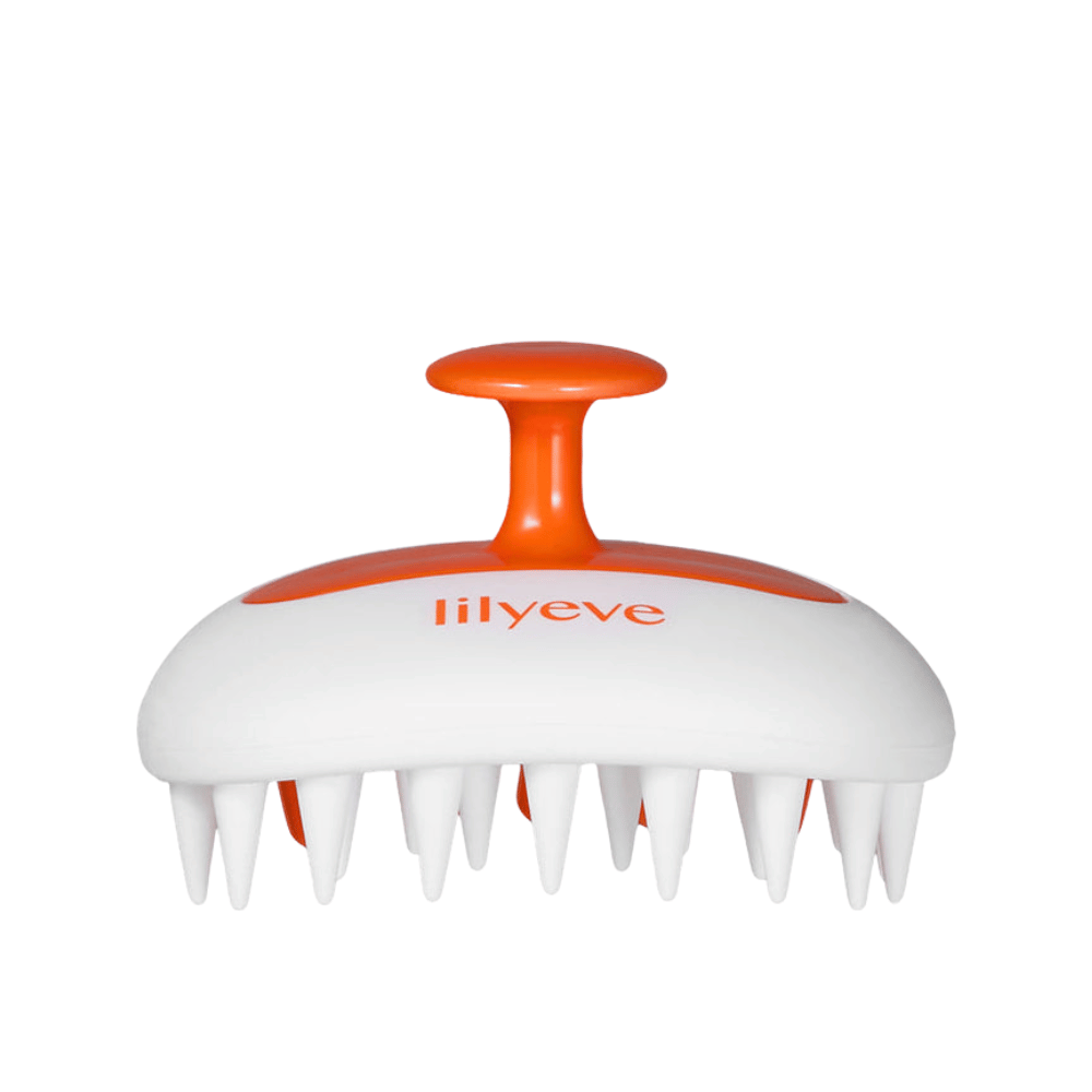 LILYEVE Two-Way Gua Sha Brush silikonowa szczotka do skóry głowy do czyszczenia, masażu i relaksu