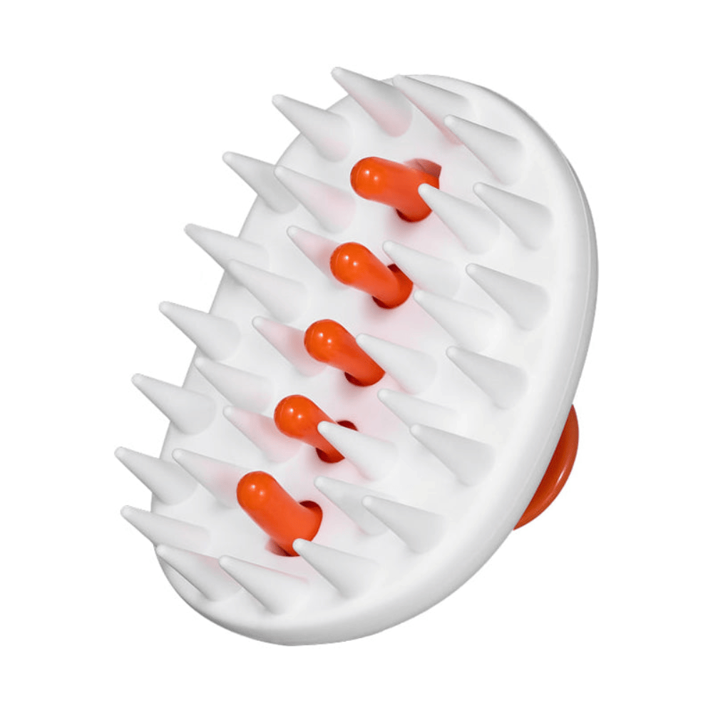 LILYEVE Two-Way Gua Sha Brush z miękkimi silikonowymi wypustkami do masażu i czyszczenia skóry głowy